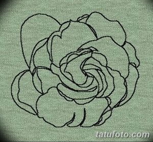 Фото эскизы тату камелия от 18.09.2018 №045 - sketches of camellia tattoos - tatufoto.com