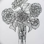Фото эскизы тату камелия от 18.09.2018 №052 - sketches of camellia tattoos - tatufoto.com