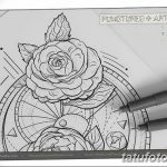 Фото эскизы тату камелия от 18.09.2018 №065 - sketches of camellia tattoos - tatufoto.com