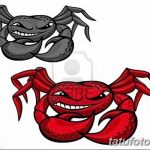 Фото эскизы тату краб рак от 11.09.2018 №005 - sketching tattoo crab cancer - tatufoto.com