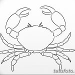 Фото эскизы тату краб рак от 11.09.2018 №009 - sketching tattoo crab cancer - tatufoto.com