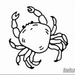 Фото эскизы тату краб рак от 11.09.2018 №010 - sketching tattoo crab cancer - tatufoto.com