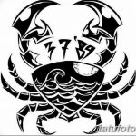 Фото эскизы тату краб рак от 11.09.2018 №017 - sketching tattoo crab cancer - tatufoto.com