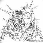 Фото эскизы тату краб рак от 11.09.2018 №022 - sketching tattoo crab cancer - tatufoto.com