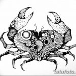 Фото эскизы тату краб рак от 11.09.2018 №024 - sketching tattoo crab cancer - tatufoto.com