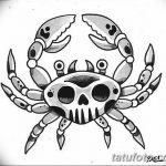 Фото эскизы тату краб рак от 11.09.2018 №031 - sketching tattoo crab cancer - tatufoto.com