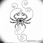 Фото эскизы тату краб рак от 11.09.2018 №033 - sketching tattoo crab cancer - tatufoto.com