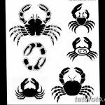 Фото эскизы тату краб рак от 11.09.2018 №034 - sketching tattoo crab cancer - tatufoto.com