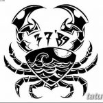 Фото эскизы тату краб рак от 11.09.2018 №035 - sketching tattoo crab cancer - tatufoto.com