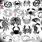 Фото эскизы тату краб рак от 11.09.2018 №052 - sketching tattoo crab cancer - tatufoto.com