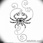 Фото эскизы тату краб рак от 11.09.2018 №056 - sketching tattoo crab cancer - tatufoto.com