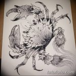 Фото эскизы тату краб рак от 11.09.2018 №064 - sketching tattoo crab cancer - tatufoto.com