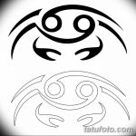 Фото эскизы тату краб рак от 11.09.2018 №069 - sketching tattoo crab cancer - tatufoto.com