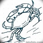 Фото эскизы тату краб рак от 11.09.2018 №081 - sketching tattoo crab cancer - tatufoto.com