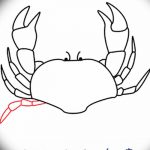 Фото эскизы тату краб рак от 11.09.2018 №082 - sketching tattoo crab cancer - tatufoto.com
