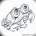 Фото эскизы тату краб рак от 11.09.2018 №083 - sketching tattoo crab cancer - tatufoto.com