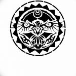 Фото эскизы тату круг от 17.09.2018 №054 - sketching circle tattoo - tatufoto.com