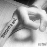 Фото рисунка Тату Memento Mori 31.10.2018 №028 - Tattoo Memento Mori - tatufoto.com