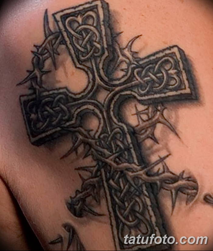 Фото рисунка тату Православный крест 12.10.2018 № 212 - tattoo Orthodox - t...