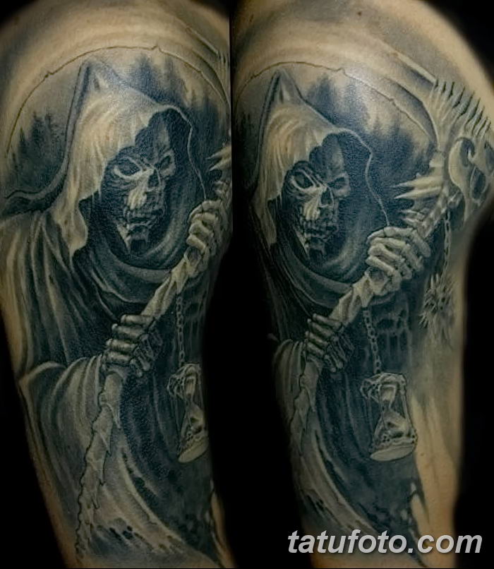 Tattoo Inspiration On Pinterest Grim Reaper Tattoo Reaper in Dea. 