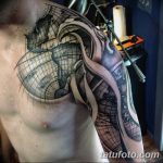 Фото тутуировка карта мира 29.10.2018 №146 - tattoo world map photo - tatufoto.com