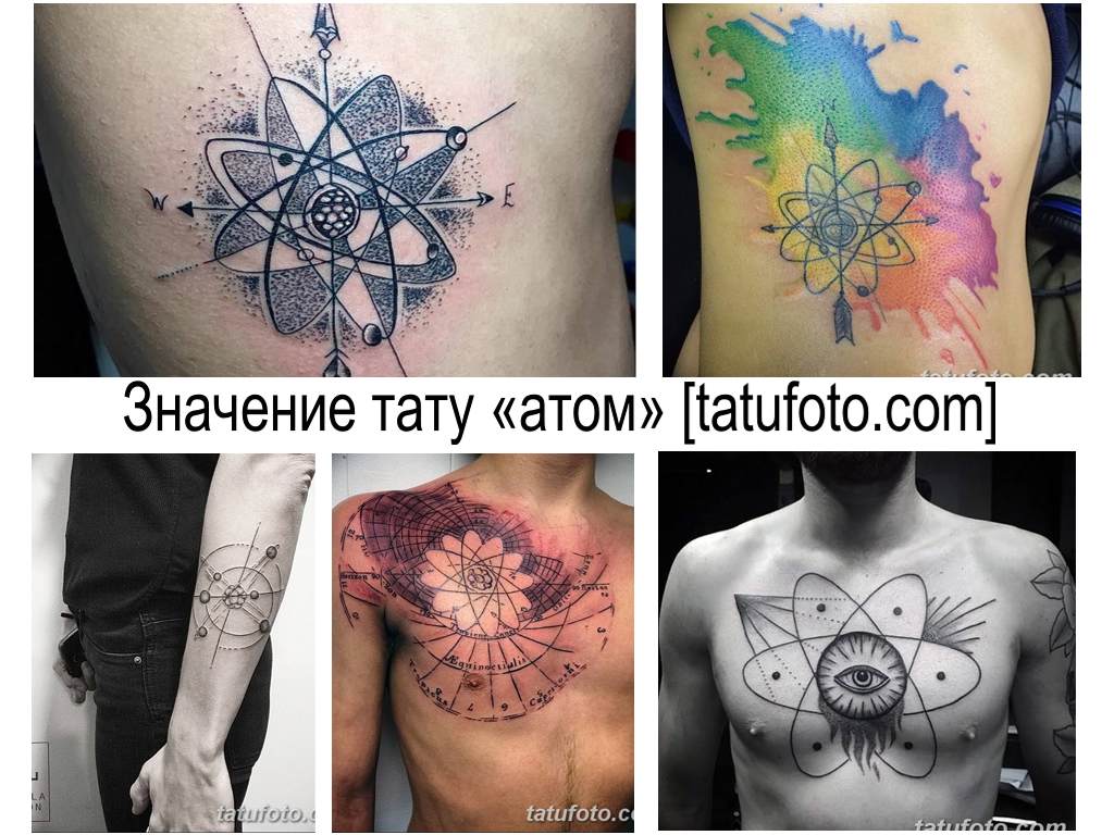Значение тату атом - коллекция фото примеров с рисунками для татуировки