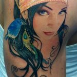 Фото Красивые девушки с тату 27.10.2018 №065 - Beautiful girls with tattoos - tatufoto.com