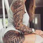 Фото Красивые девушки с тату 27.10.2018 №081 - Beautiful girls with tattoos - tatufoto.com