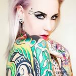 Фото Красивые девушки с тату 27.10.2018 №083 - Beautiful girls with tattoos - tatufoto.com