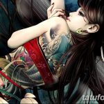 Фото Красивые девушки с тату 27.10.2018 №122 - Beautiful girls with tattoos - tatufoto.com