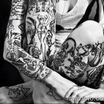 Фото Красивые девушки с тату 27.10.2018 №184 - Beautiful girls with tattoos - tatufoto.com