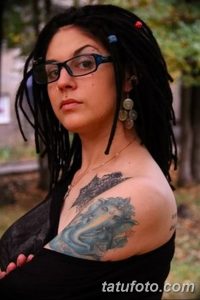 Фото Красивые девушки с тату 27.10.2018 №217 - Beautiful girls with tattoos - tatufoto.com
