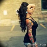 Фото Красивые девушки с тату 27.10.2018 №239 - Beautiful girls with tattoos - tatufoto.com