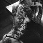 Фото Красивые девушки с тату 27.10.2018 №249 - Beautiful girls with tattoos - tatufoto.com