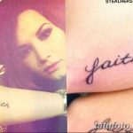 Фото Тату Деми Ловато 27.10.2018 №032 - Tattoo Demi Lovato photo - tatufoto.com