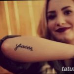 Фото Тату Деми Ловато 27.10.2018 №033 - Tattoo Demi Lovato photo - tatufoto.com