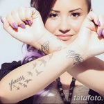 Фото Тату Деми Ловато 27.10.2018 №045 - Tattoo Demi Lovato photo - tatufoto.com