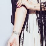 Фото Тату Деми Ловато 27.10.2018 №051 - Tattoo Demi Lovato photo - tatufoto.com