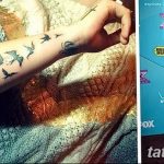 Фото Тату Деми Ловато 27.10.2018 №052 - Tattoo Demi Lovato photo - tatufoto.com