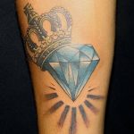 Фото Тату бриллиант от 02.10.2018 №008 - Diamond tattoo - tatufoto.com