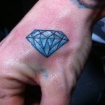 Фото Тату бриллиант от 02.10.2018 №009 - Diamond tattoo - tatufoto.com
