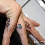 Фото Тату бриллиант от 02.10.2018 №011 - Diamond tattoo - tatufoto.com