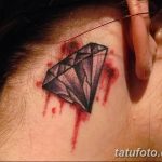 Фото Тату бриллиант от 02.10.2018 №018 - Diamond tattoo - tatufoto.com