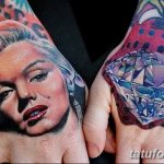 Фото Тату бриллиант от 02.10.2018 №021 - Diamond tattoo - tatufoto.com