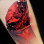 Фото Тату бриллиант от 02.10.2018 №022 - Diamond tattoo - tatufoto.com