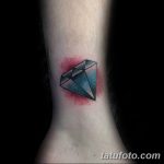 Фото Тату бриллиант от 02.10.2018 №028 - Diamond tattoo - tatufoto.com