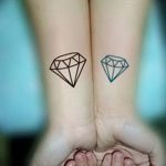 Фото Тату бриллиант от 02.10.2018 №033 - Diamond tattoo - tatufoto.com
