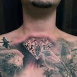 Фото Тату бриллиант от 02.10.2018 №038 - Diamond tattoo - tatufoto.com