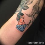 Фото Тату бриллиант от 02.10.2018 №043 - Diamond tattoo - tatufoto.com