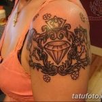 Фото Тату бриллиант от 02.10.2018 №051 - Diamond tattoo - tatufoto.com